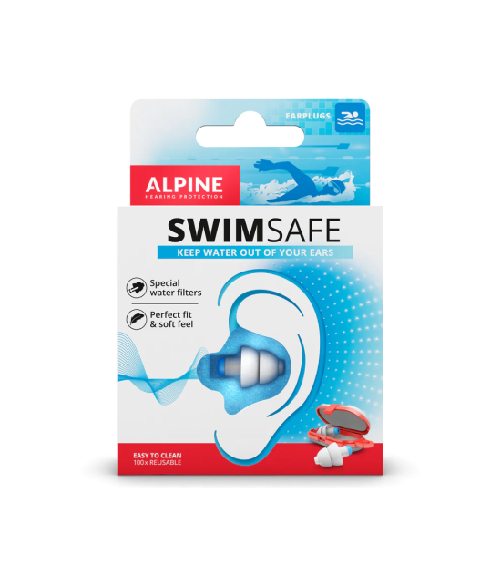 Apsauginiai kamštukai ausims nuo vandens „SwimSafe“