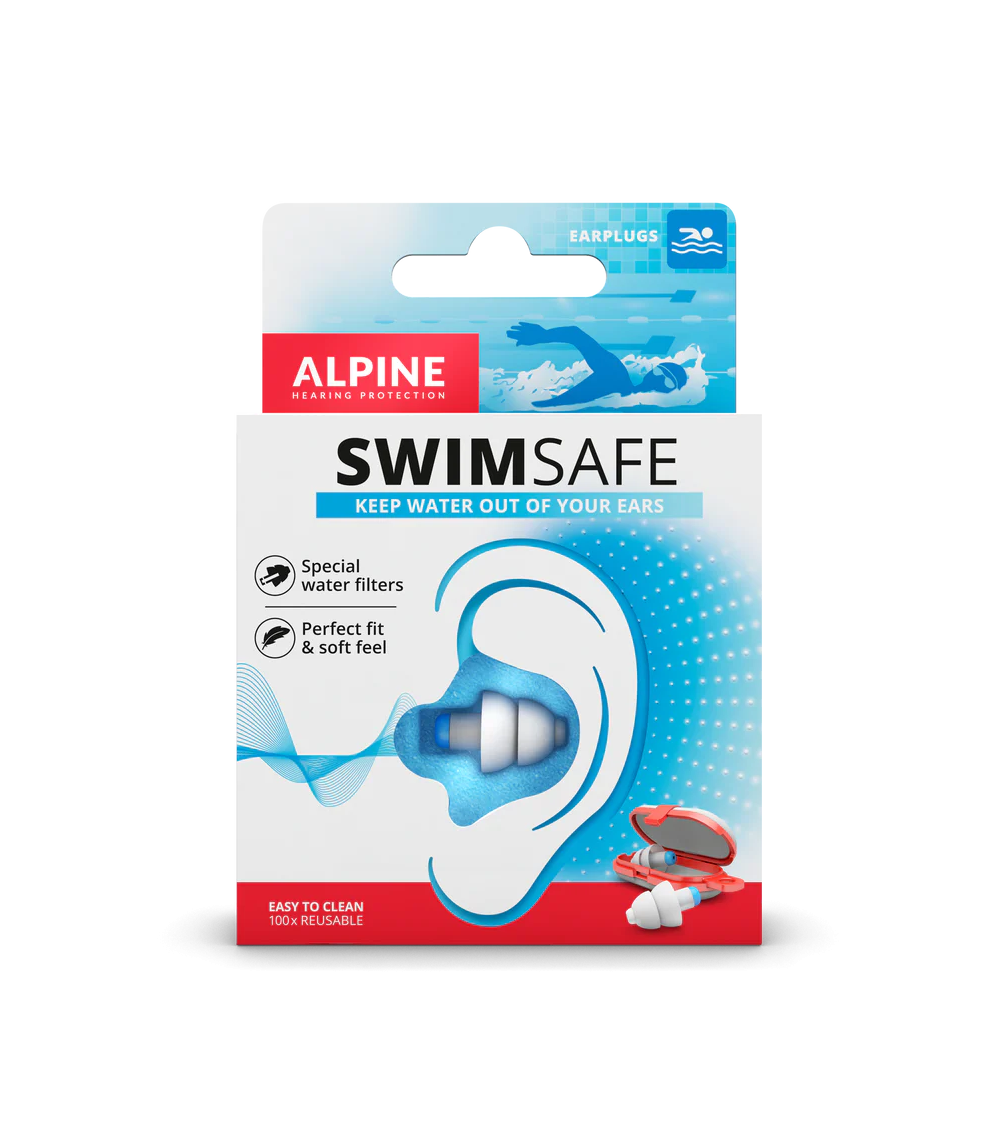 Apsauginiai kamštukai ausims nuo vandens „SwimSafe“