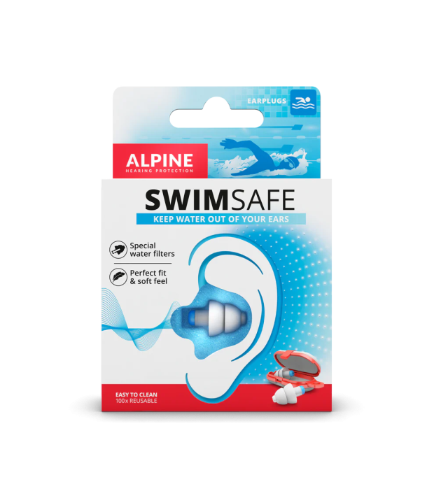 Apsauginiai kamštukai ausims nuo vandens „SwimSafe“