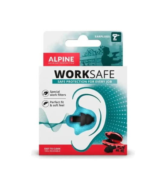 Apsauginiai kamštukai ausims nuo triukšmo dirbant „WorkSafe“