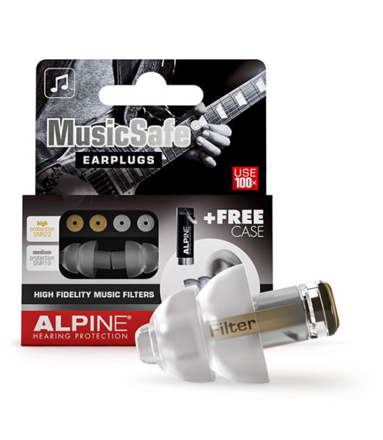 Apsauginiai kamštukai ausims nuo muzikos „MusicSafe“